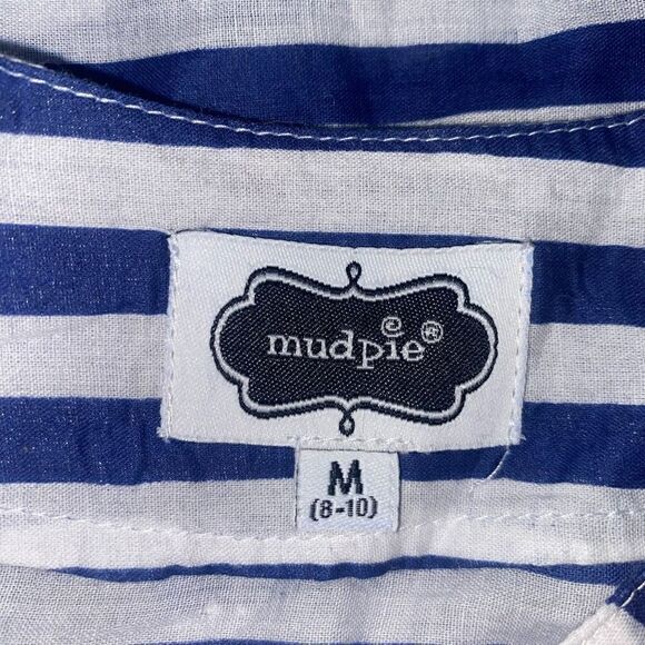 Mudpie Swim Cover up with Pink Embroidery - Picture 9 of 12